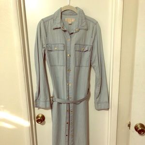 Michael Kors maxi jean dress